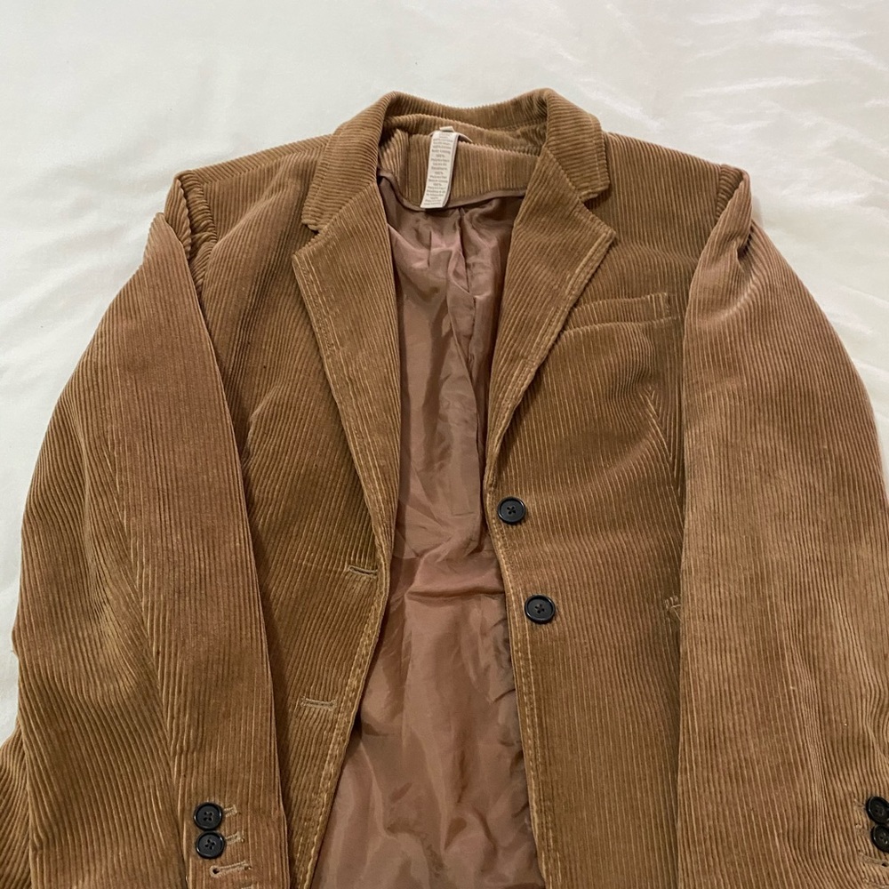 Classic 2 button corduroy blazer